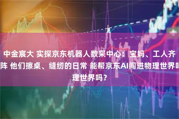 中金宸大 实探京东机器人数采中心：宝妈、工人齐上阵 他们擦桌、缝纫的日常 能帮京东AI闯进物理世界吗？