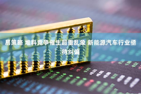 易策略 堆料竞争催生超重乱象 新能源汽车行业亟待纠偏